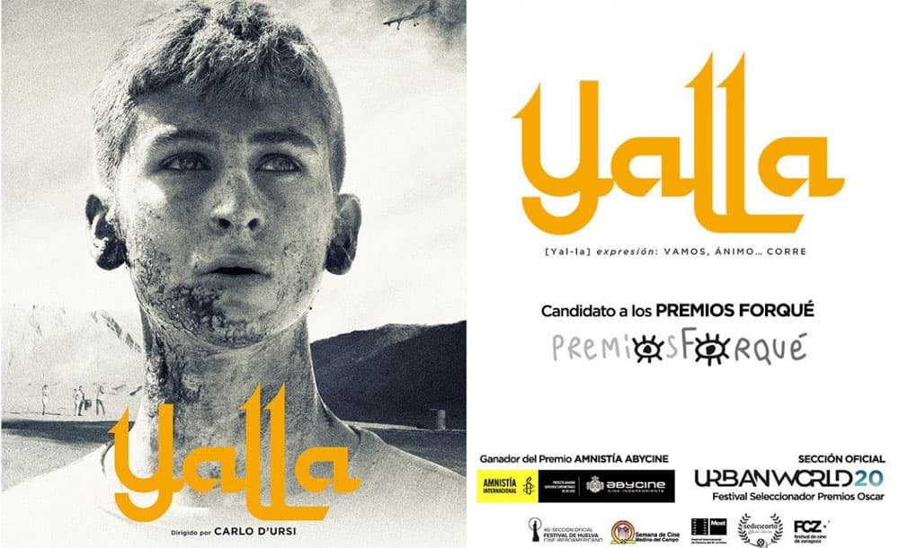 El cortometraje YALLA nominado a los Premios Forqué
